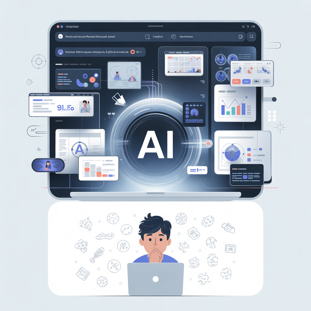ideogram v3.0 a modern vertical illustration showing the journey of an ai education brand. bot 0