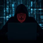 lucid origin “a person working on a laptop with a glowing ai interface hidden in shadows co 0